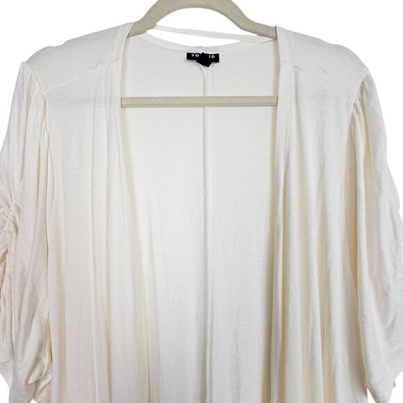 Torrid Cardigan Duster Cardigan Sweater Open Front Cardigan Women 4X Ivory - Picture 2 of 8